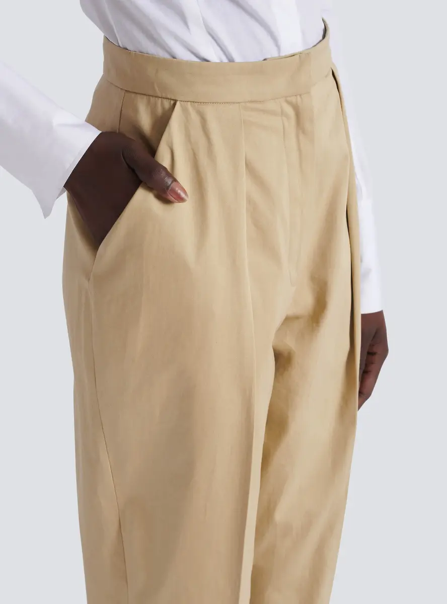 Balmain Darted 7/8 trousers in cotton gabardine | Thumbnail 5 Balmain Darted 7/8 trousers in cotton gabardine | Thumbnail 5