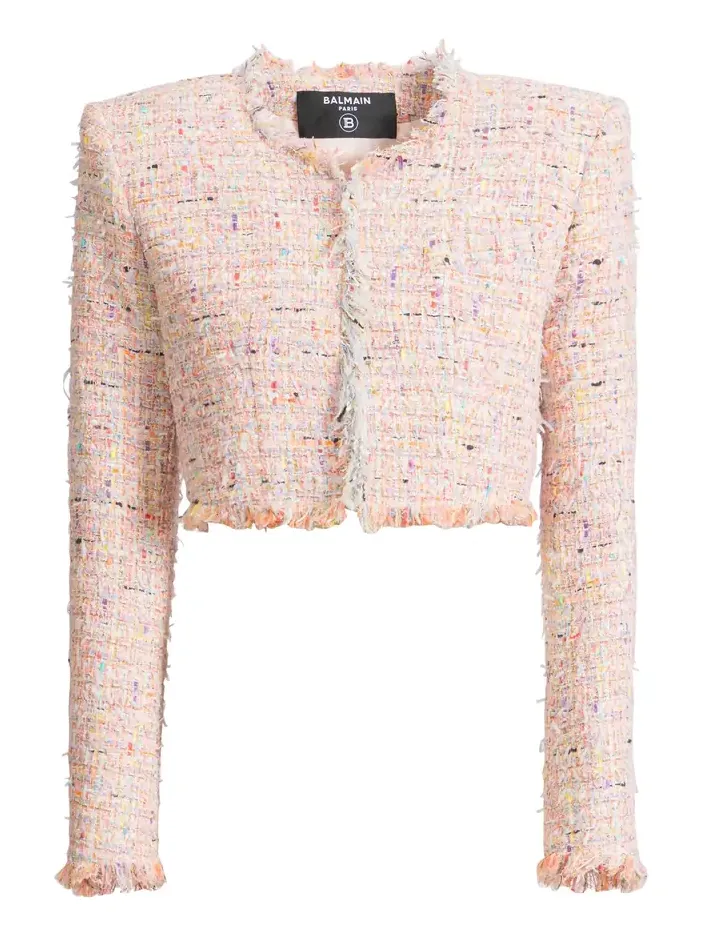 Cropped tweed jacket Cropped tweed jacket