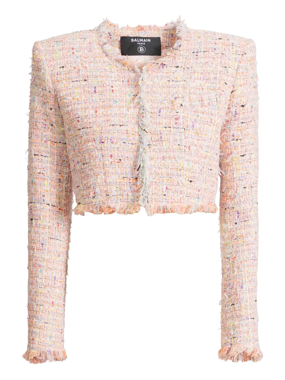 Cropped tweed jacket Cropped tweed jacket