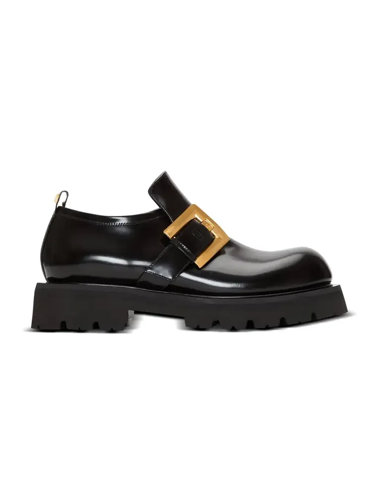 Balmain Anthem loafers in glazed leather
