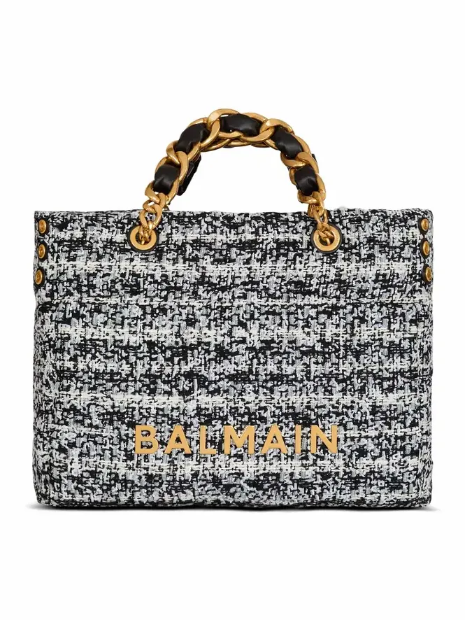 1945 Soft tweed tote bag