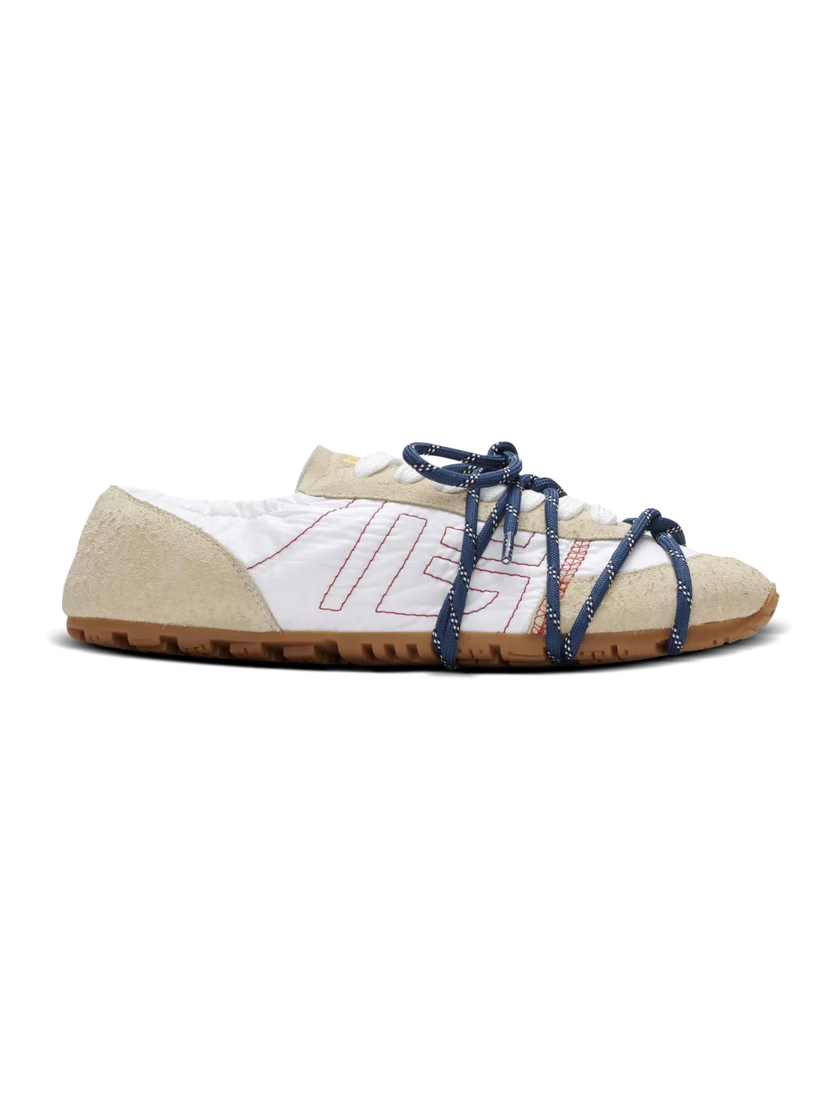 Balmain Racer 45 trainers in nylon and suede