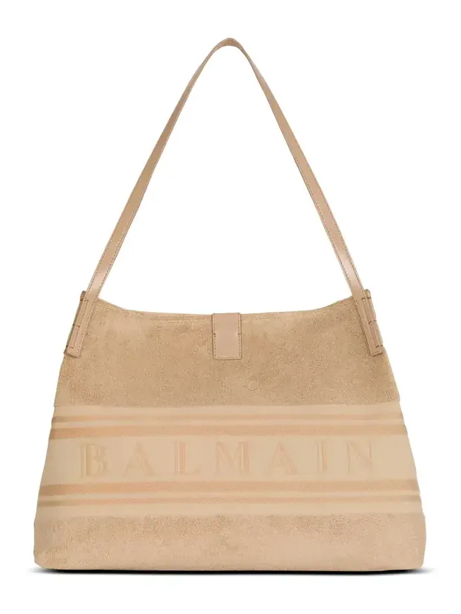 Medium Release tote bag in cotton bouclé