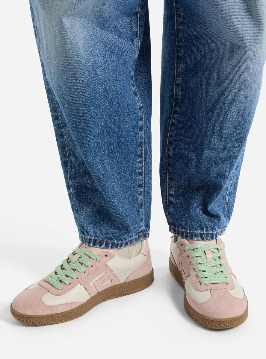 Balmain Swan trainers in smooth leather and suede | Thumbnail 2 Balmain Swan trainers in smooth leather and suede | Thumbnail 2