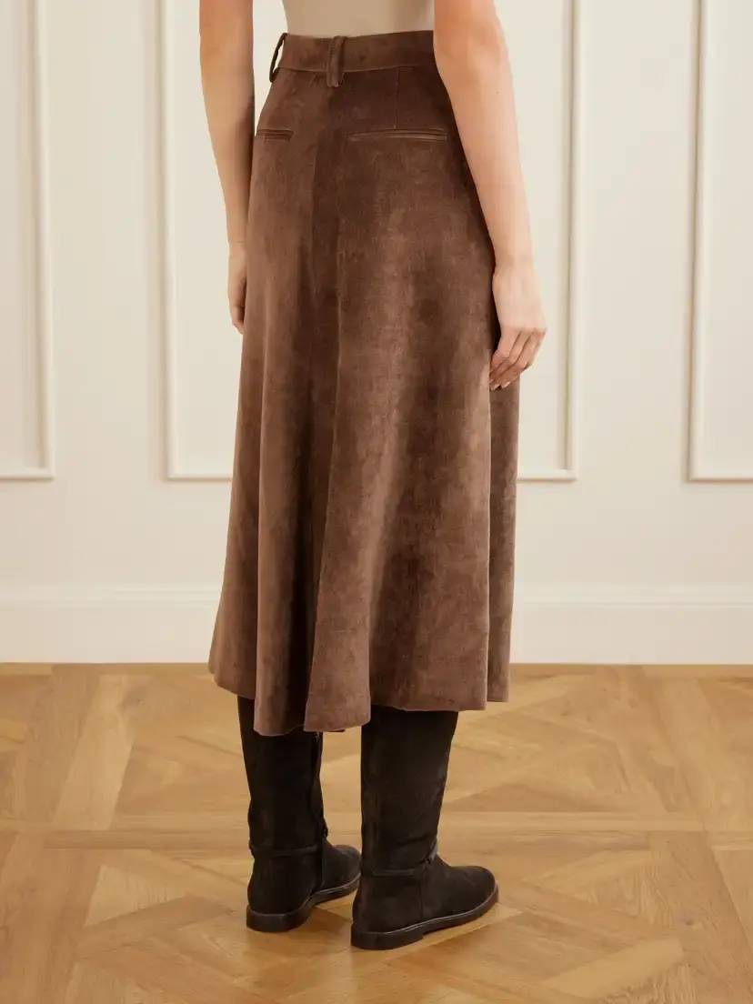 Brunello Cucinelli Embellished Corduroy Midi Skirt | Thumbnail 4 Brunello Cucinelli Embellished Corduroy Midi Skirt | Thumbnail 4