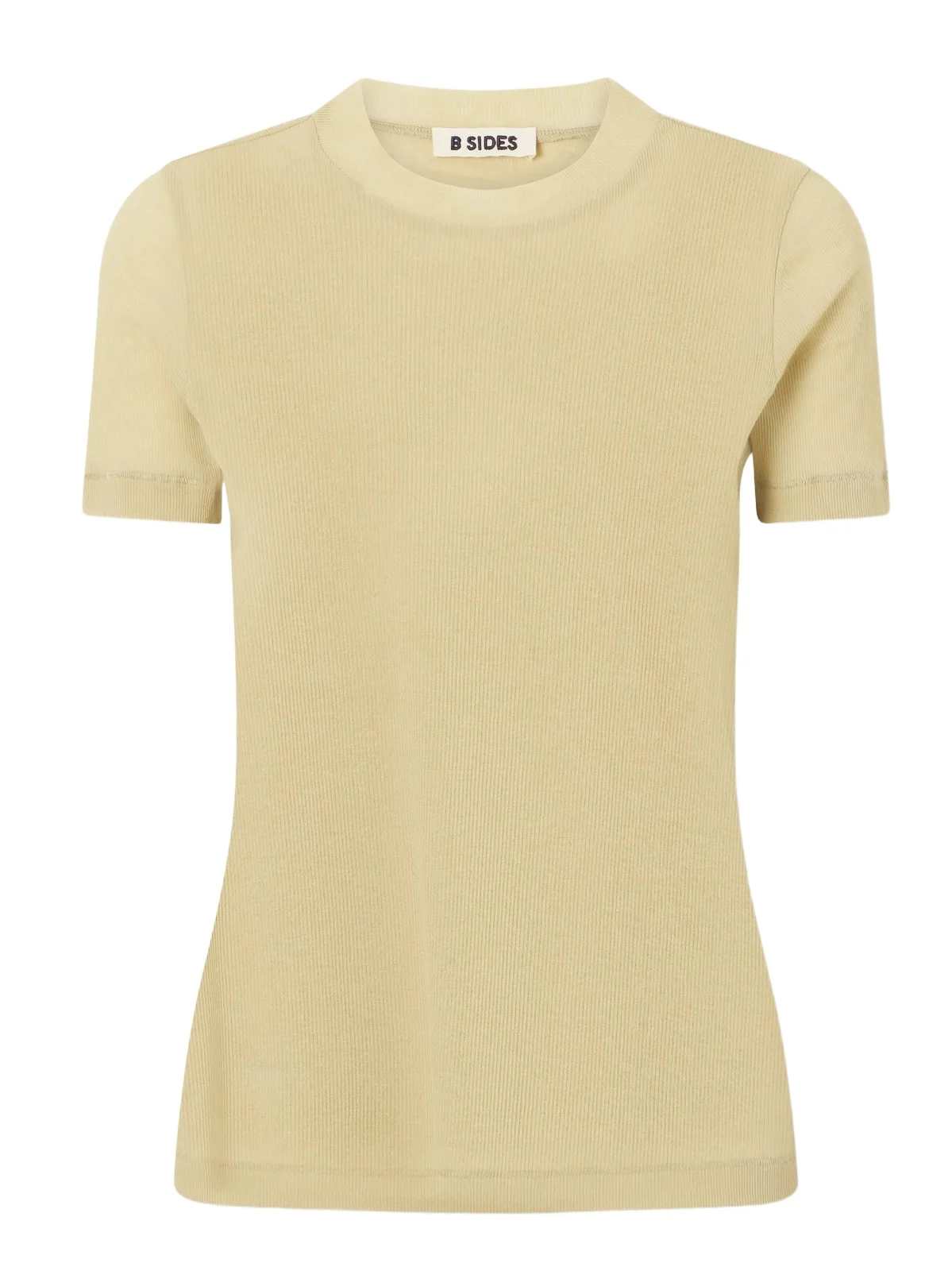 B SIDES Vivien Ribbed Cotton-blend T-shirt
