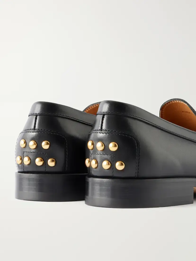 Tod's Logo-debossed Studded Leather Loafers | Thumbnail 5