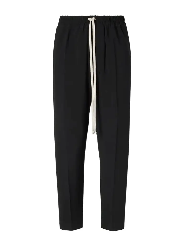 Rick Owens Astaires Cady Tapered Drawstring Pants | Image 1 Rick Owens Astaires Cady Tapered Drawstring Pants | Image 1