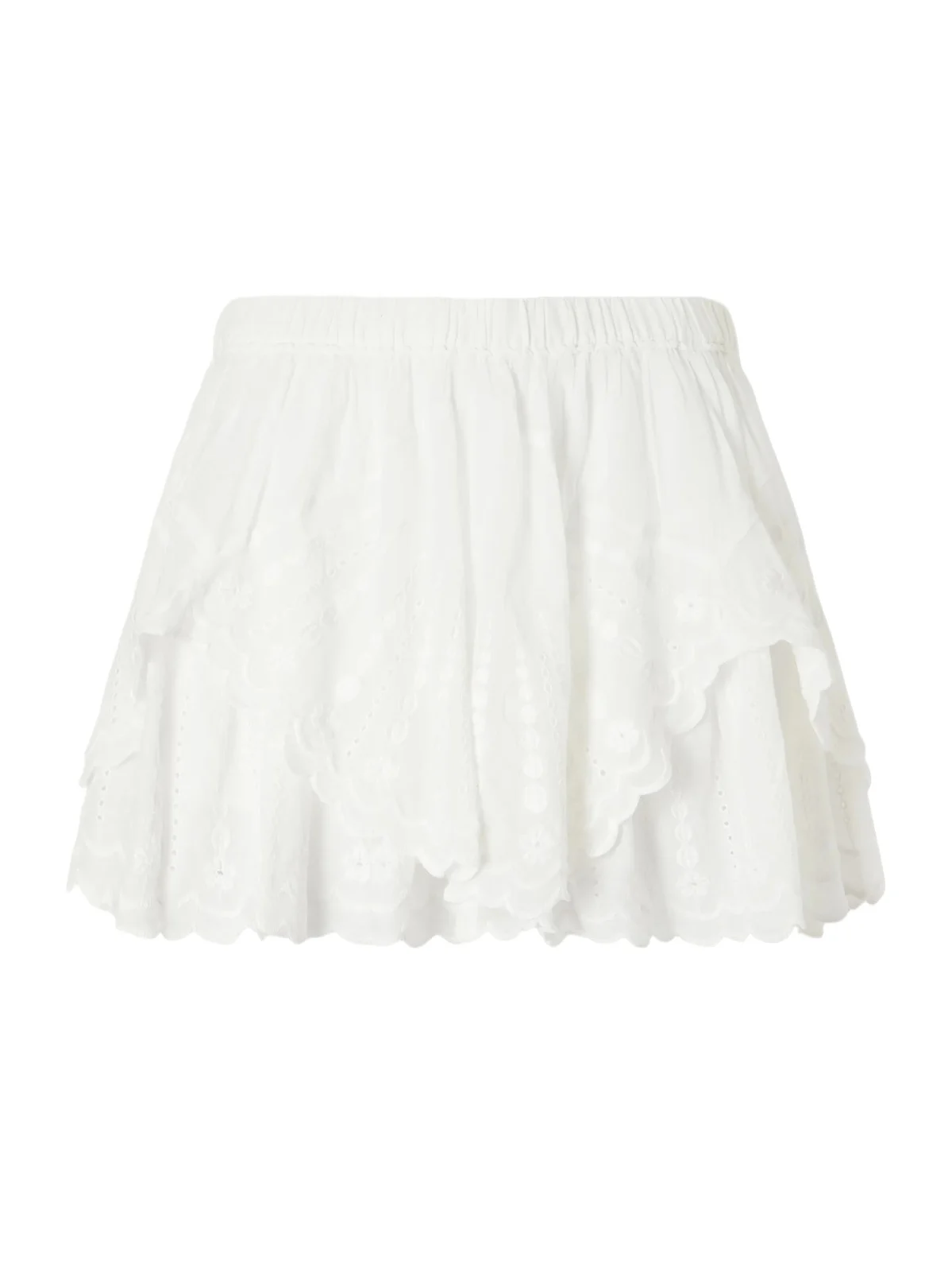 Layle Broderie Anglaise Cotton Shorts Layle Broderie Anglaise Cotton Shorts
