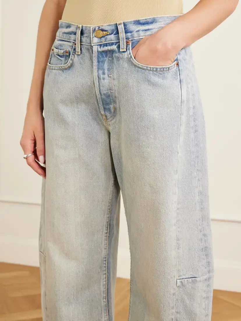 B SIDES Slim Lasso High-rise Barrel-leg Jeans | Thumbnail 5 B SIDES Slim Lasso High-rise Barrel-leg Jeans | Thumbnail 5