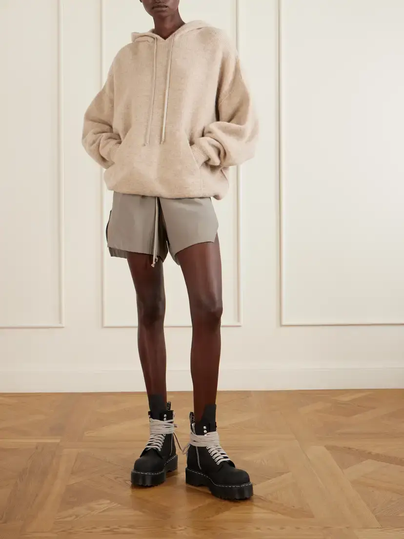 Rick Owens Hun Wool-blend Hoodie | Thumbnail 2