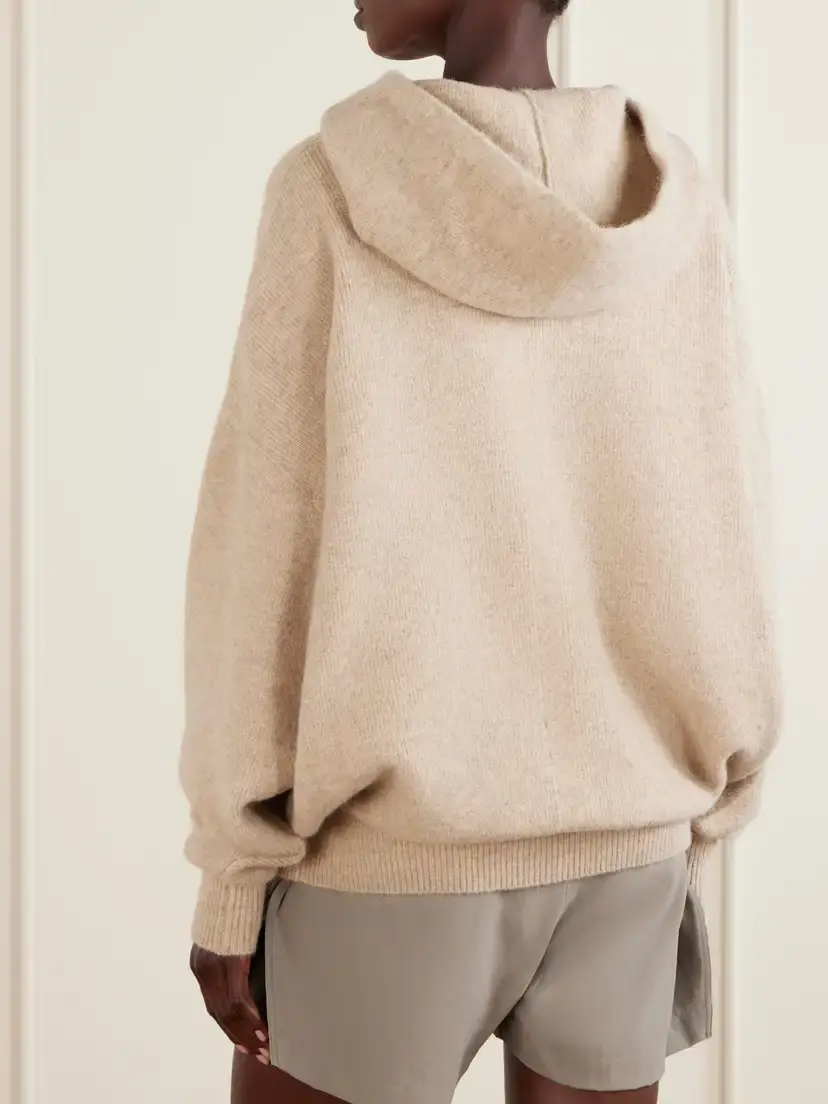 Rick Owens Hun Wool-blend Hoodie | Thumbnail 3