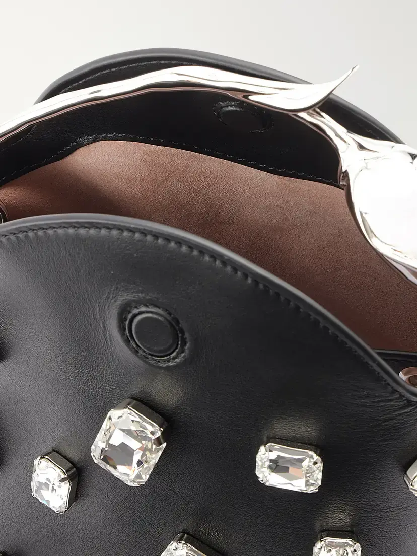Erdem Bloom Mini Crystal-embellished Leather Clutch | Thumbnail 6 Erdem Bloom Mini Crystal-embellished Leather Clutch | Thumbnail 6