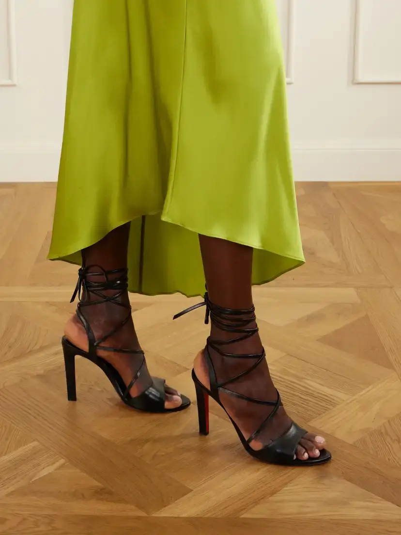 Christian Louboutin Fanny Randa 100 Leather Sandals | Thumbnail 2 Christian Louboutin Fanny Randa 100 Leather Sandals | Thumbnail 2