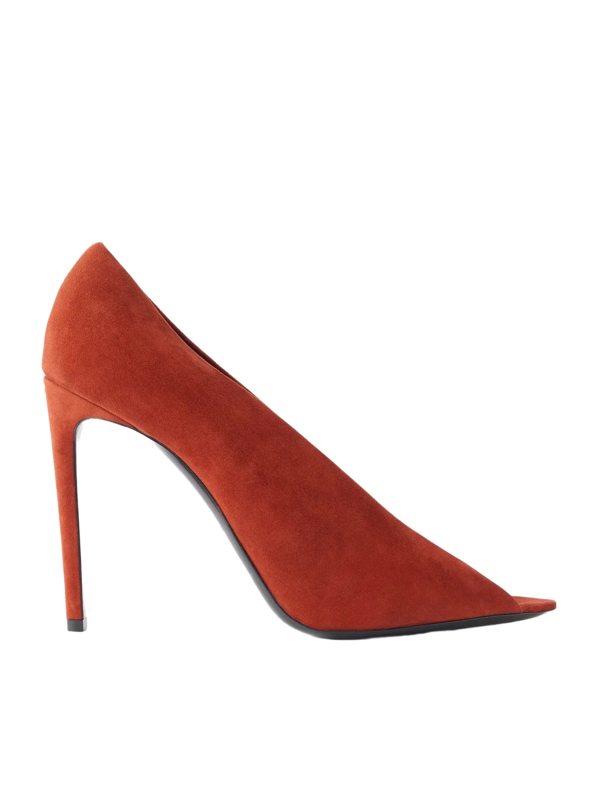 Valentino Garavani Révélé 105 Open-toe Suede Pumps