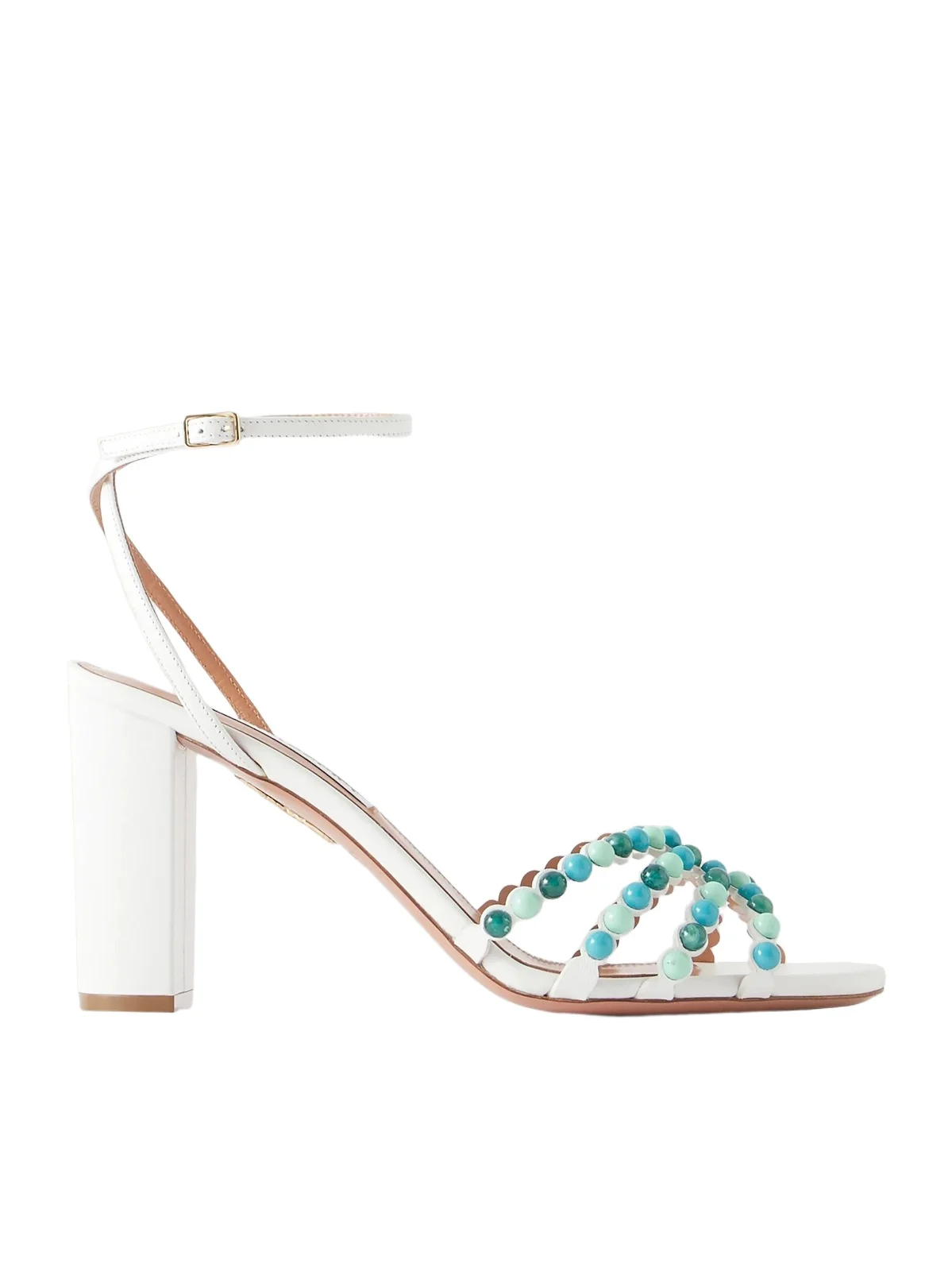 Gemma 85 Embellished Leather Sandals Gemma 85 Embellished Leather Sandals