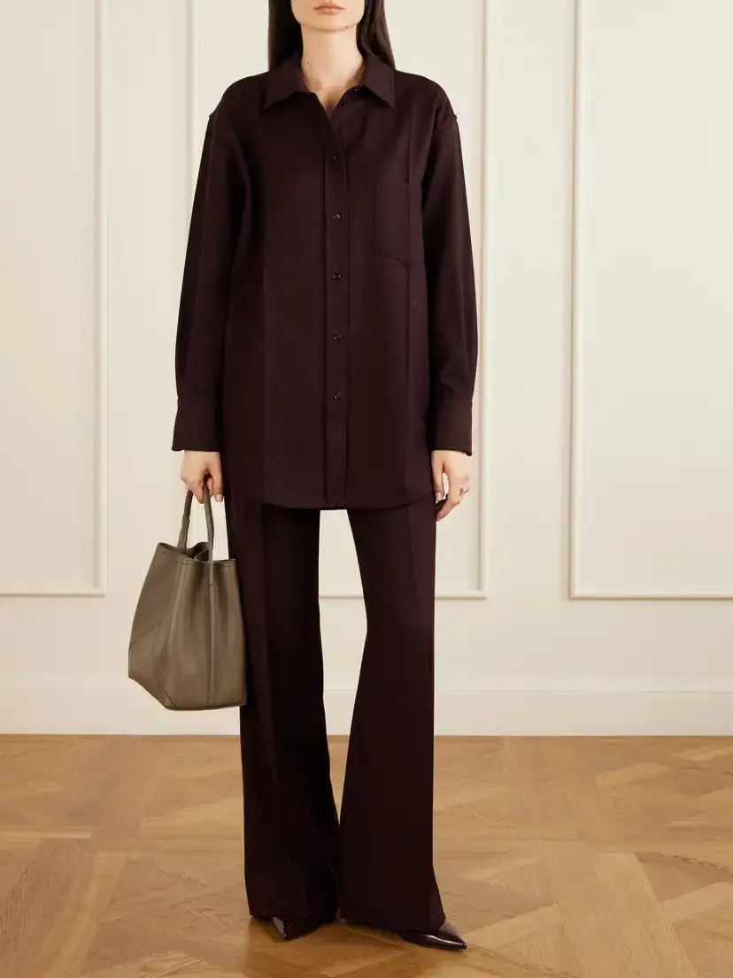 Victoria Beckham Remi Wool Shirt | Thumbnail 2 Victoria Beckham Remi Wool Shirt | Thumbnail 2