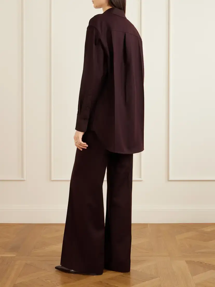 Victoria Beckham Remi Wool Shirt | Thumbnail 3 Victoria Beckham Remi Wool Shirt | Thumbnail 3