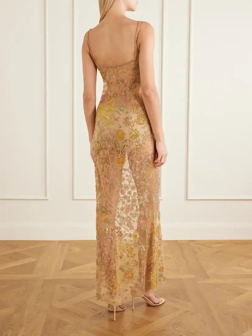 Clio Peppiatt Soléa Embellished Tulle Gown | Thumbnail 3 Clio Peppiatt Soléa Embellished Tulle Gown | Thumbnail 3