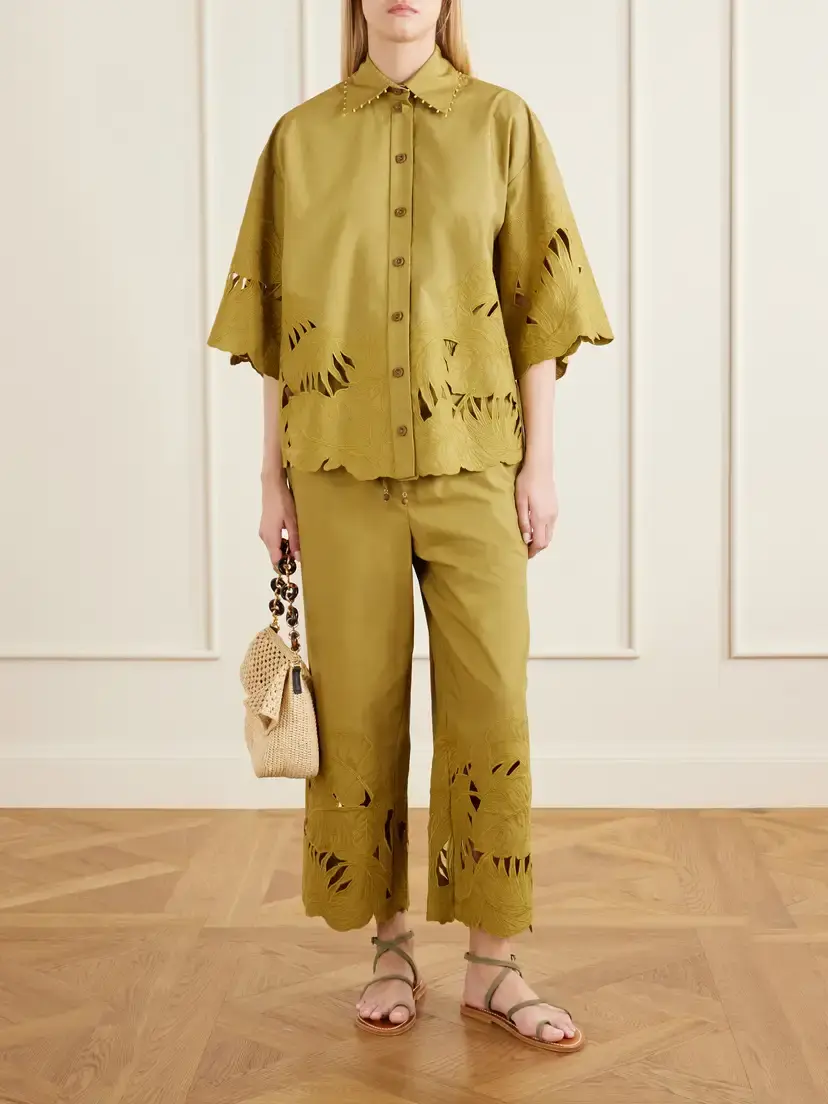 Zimmermann Mahon Embroidered Cotton Shirt | Thumbnail 2 Zimmermann Mahon Embroidered Cotton Shirt | Thumbnail 2