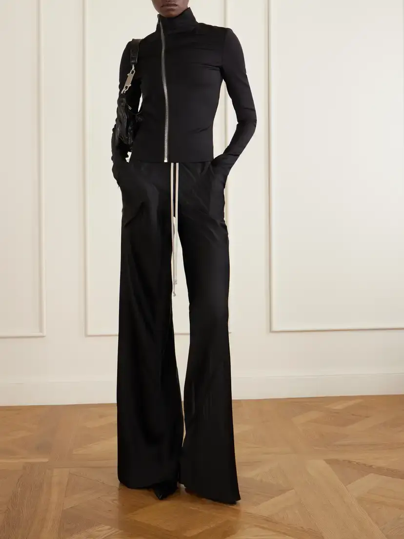 Rick Owens Gary Frayed Wool-blend Jersey Jacket | Thumbnail 2