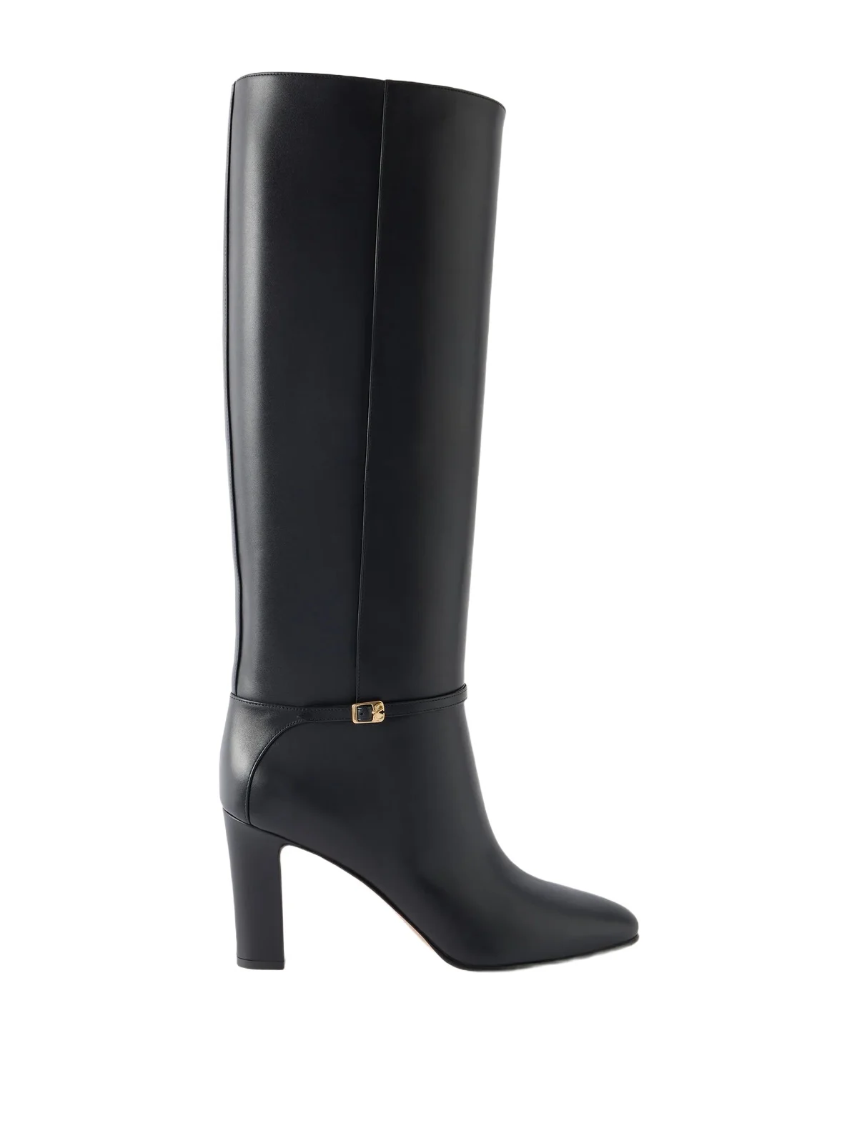 Pattie 85 Buckle-embellished Leather Knee Boots Pattie 85 Buckle-embellished Leather Knee Boots