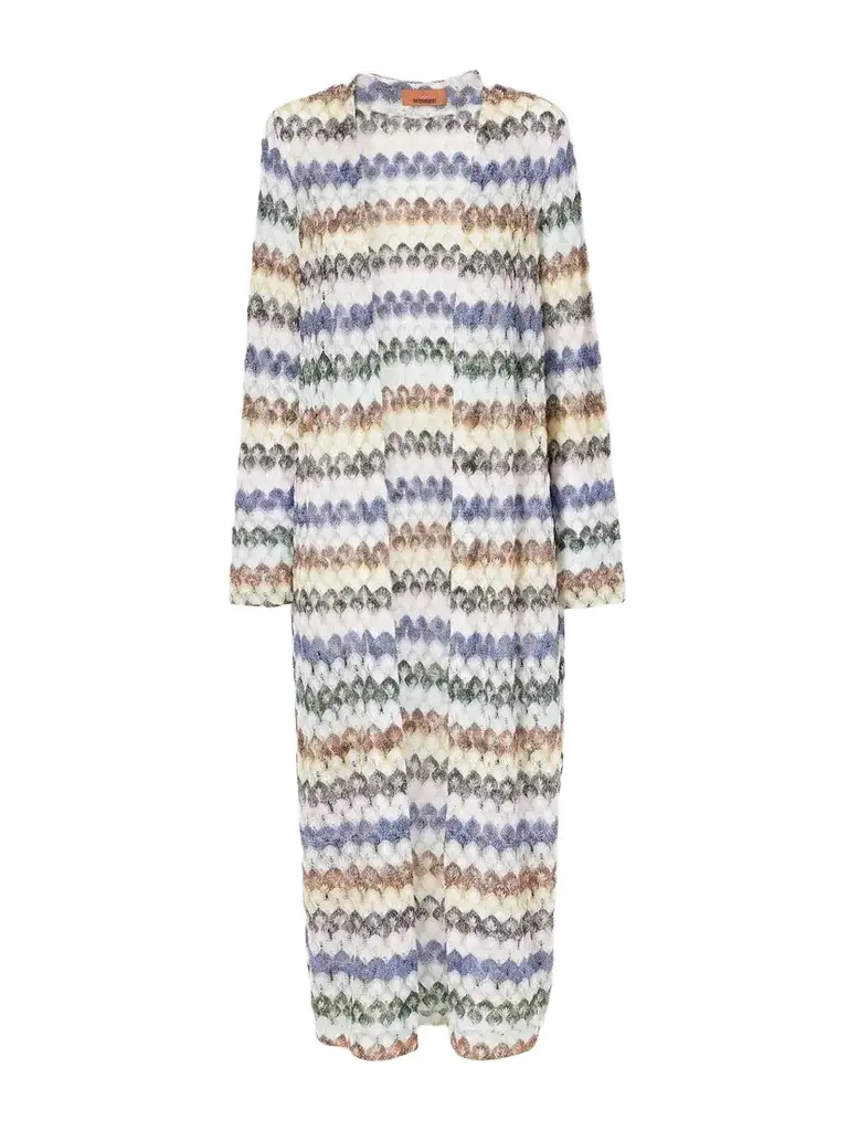 Missoni Striped Crochet-knit Cardigan | Image 1 Missoni Striped Crochet-knit Cardigan | Image 1