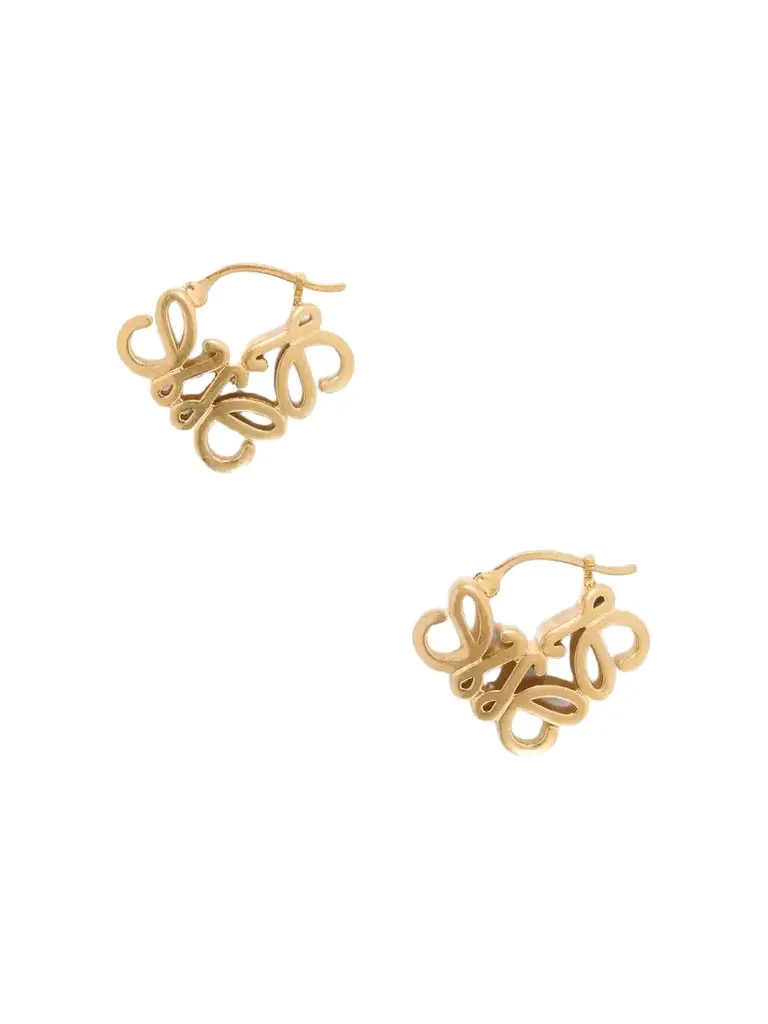 Loewe Anagram Bombé Gold-tone Earrings | Image 1 Loewe Anagram Bombé Gold-tone Earrings | Image 1