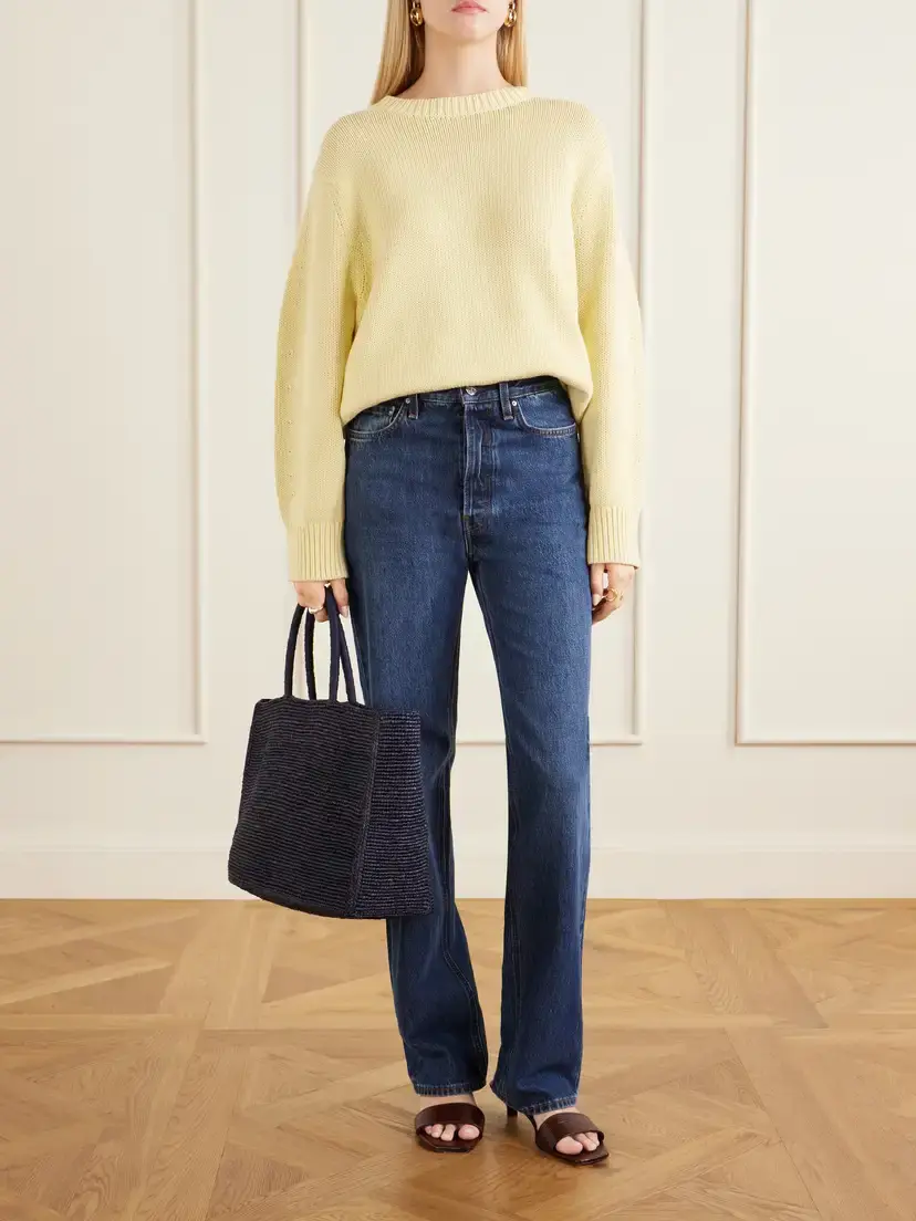 TOTEME Oversized Organic Cotton-blend Sweater | Thumbnail 2 TOTEME Oversized Organic Cotton-blend Sweater | Thumbnail 2