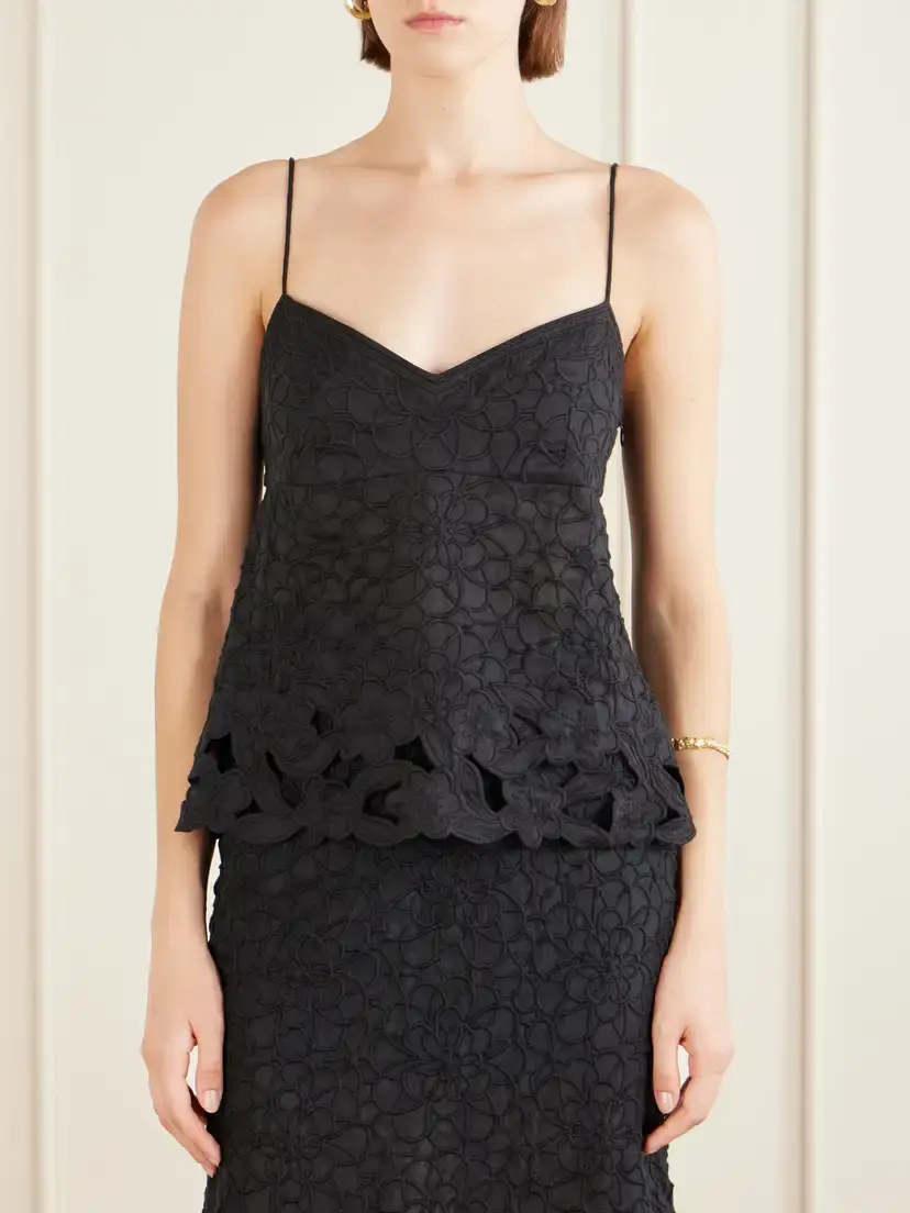 Isabel Marant Romeka Embroidered Ramie Tank | Thumbnail 3 Isabel Marant Romeka Embroidered Ramie Tank | Thumbnail 3