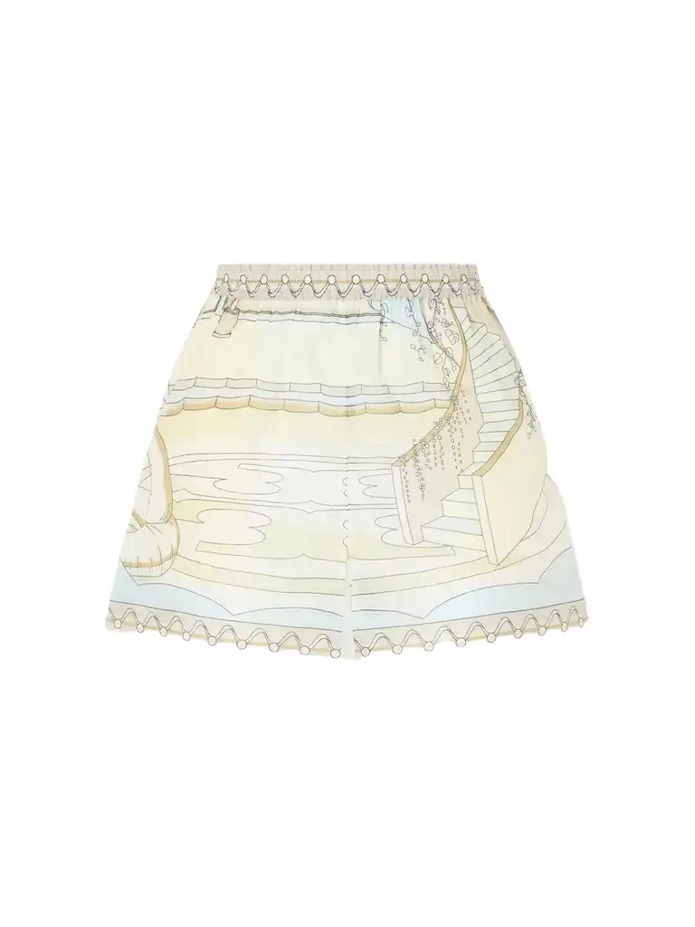 Tory Burch Printed Cotton Shorts | Image 1 Tory Burch Printed Cotton Shorts | Image 1