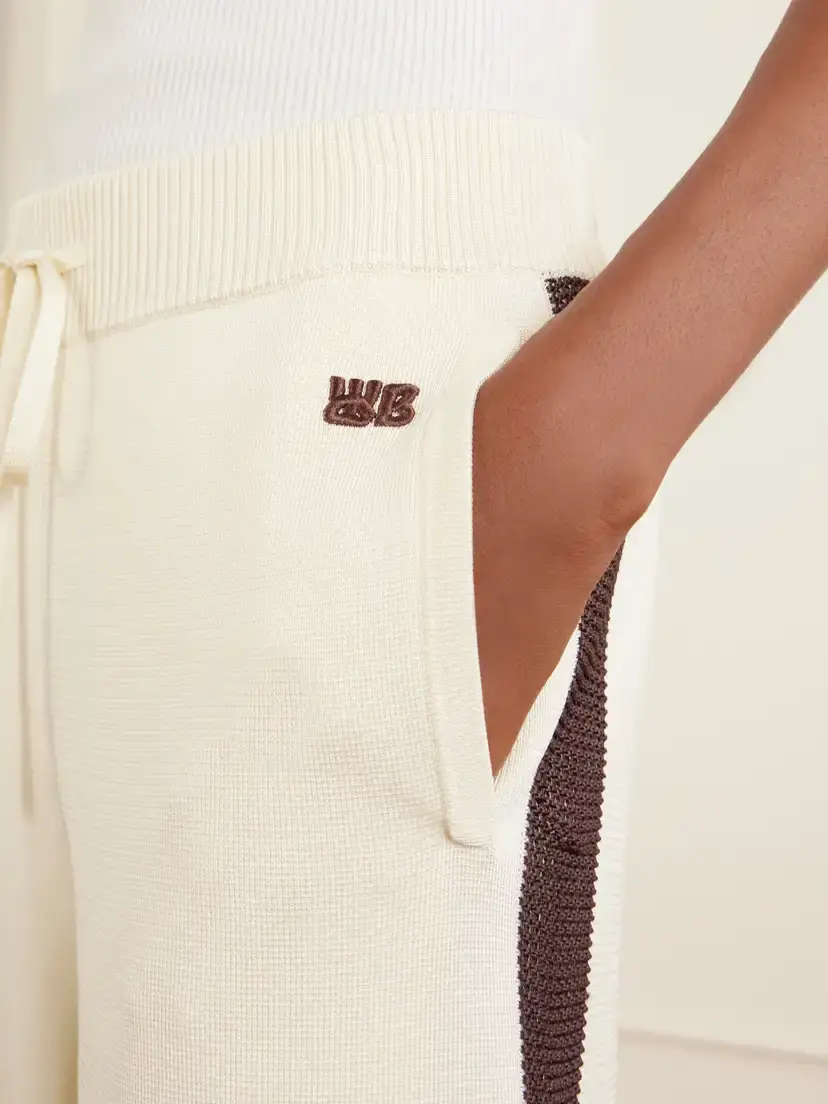 Wales Bonner Tide Logo-embroidered Knitted Track Pants | Thumbnail 5 Wales Bonner Tide Logo-embroidered Knitted Track Pants | Thumbnail 5