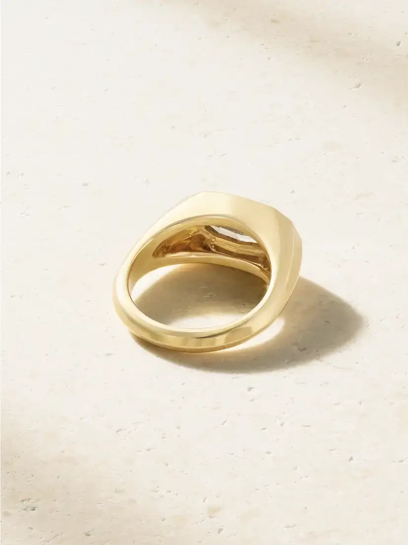 Lucy Delius Insignia 18-karat Gold Diamond Ring | Thumbnail 3 Lucy Delius Insignia 18-karat Gold Diamond Ring | Thumbnail 3