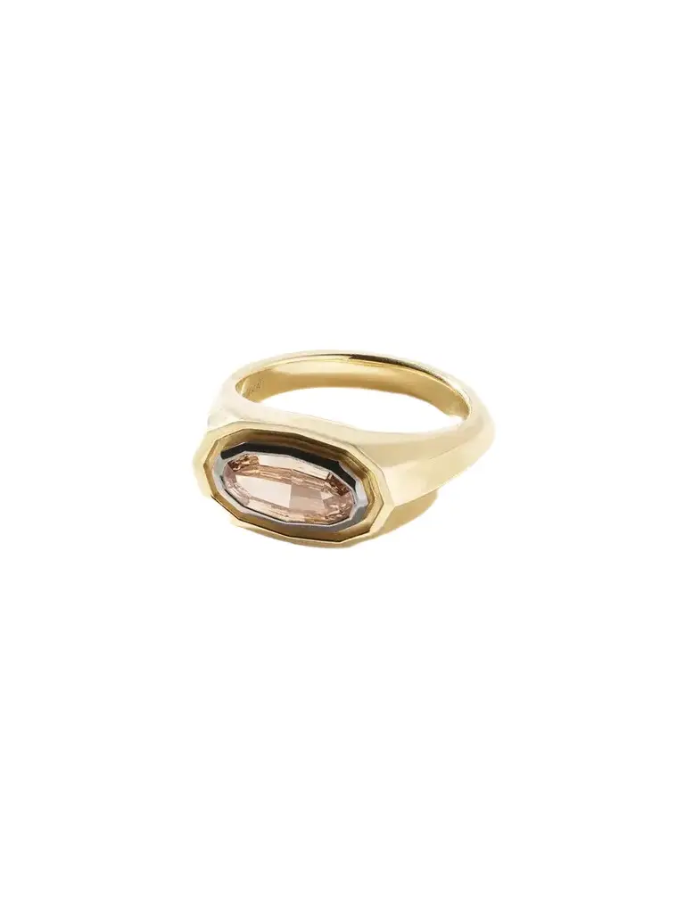 Lucy Delius Insignia 18-karat Gold Diamond Ring