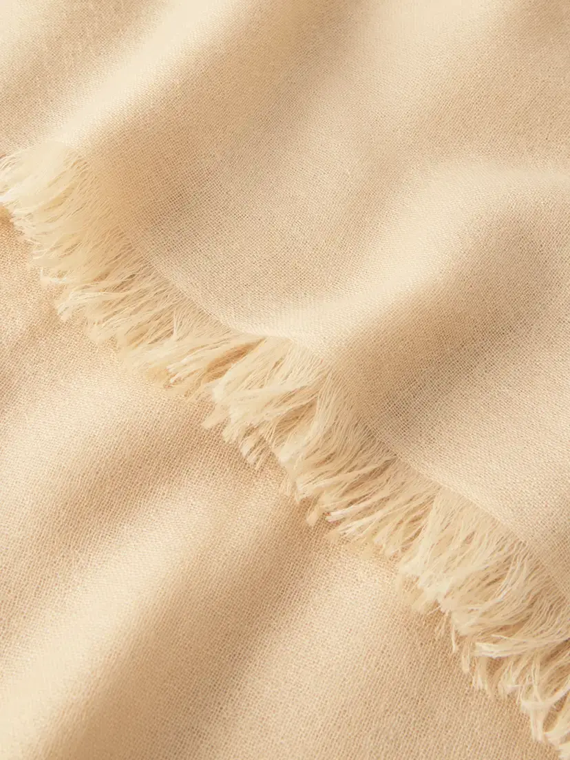 Brunello Cucinelli Karakorum Cashmere And Silk-blend Scarf - Neutrals | Thumbnail 4 Brunello Cucinelli Karakorum Cashmere And Silk-blend Scarf - Neutrals | Thumbnail 4