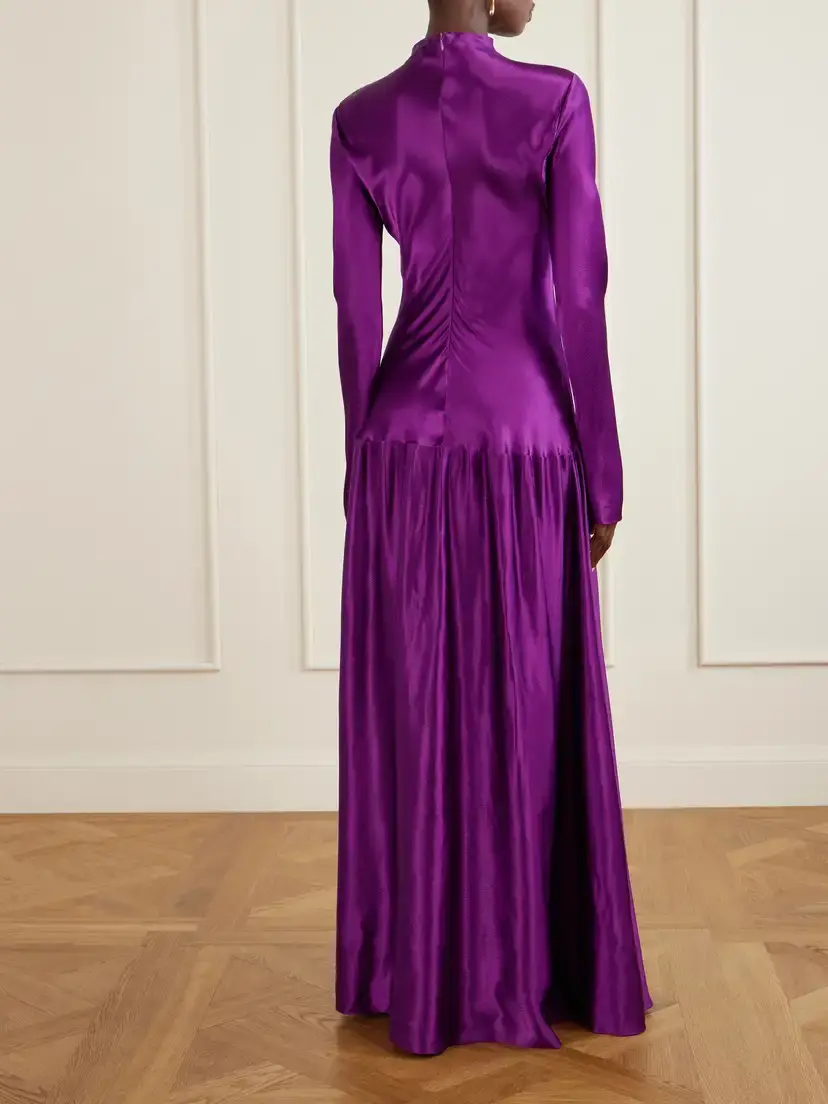 FFORME Mila Satin Maxi Dress | Thumbnail 3
