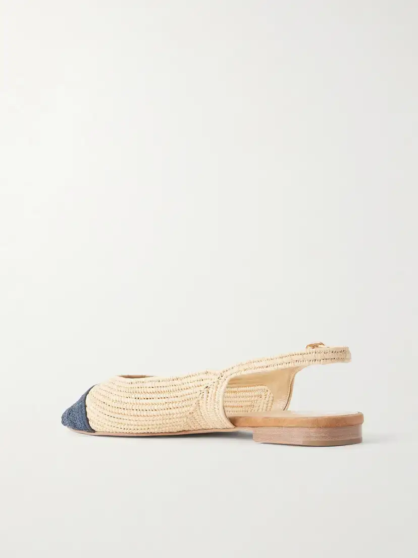 Gabriela Hearst Strength Crocheted-raffia Ballet Flats | Thumbnail 3