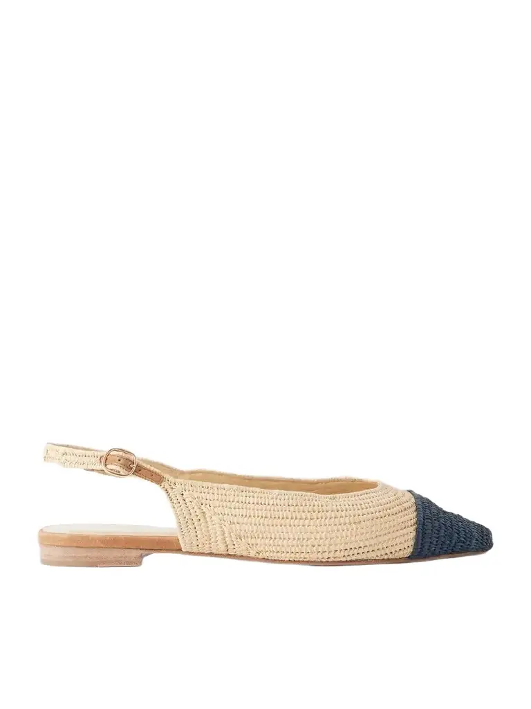 Gabriela Hearst Strength Crocheted-raffia Ballet Flats | Image 1 Gabriela Hearst Strength Crocheted-raffia Ballet Flats | Image 1