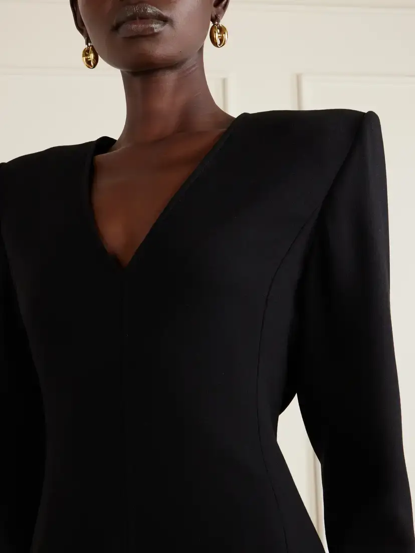 Wardrobe.NYC Woven Mini Dress | Thumbnail 4 Wardrobe.NYC Woven Mini Dress | Thumbnail 4
