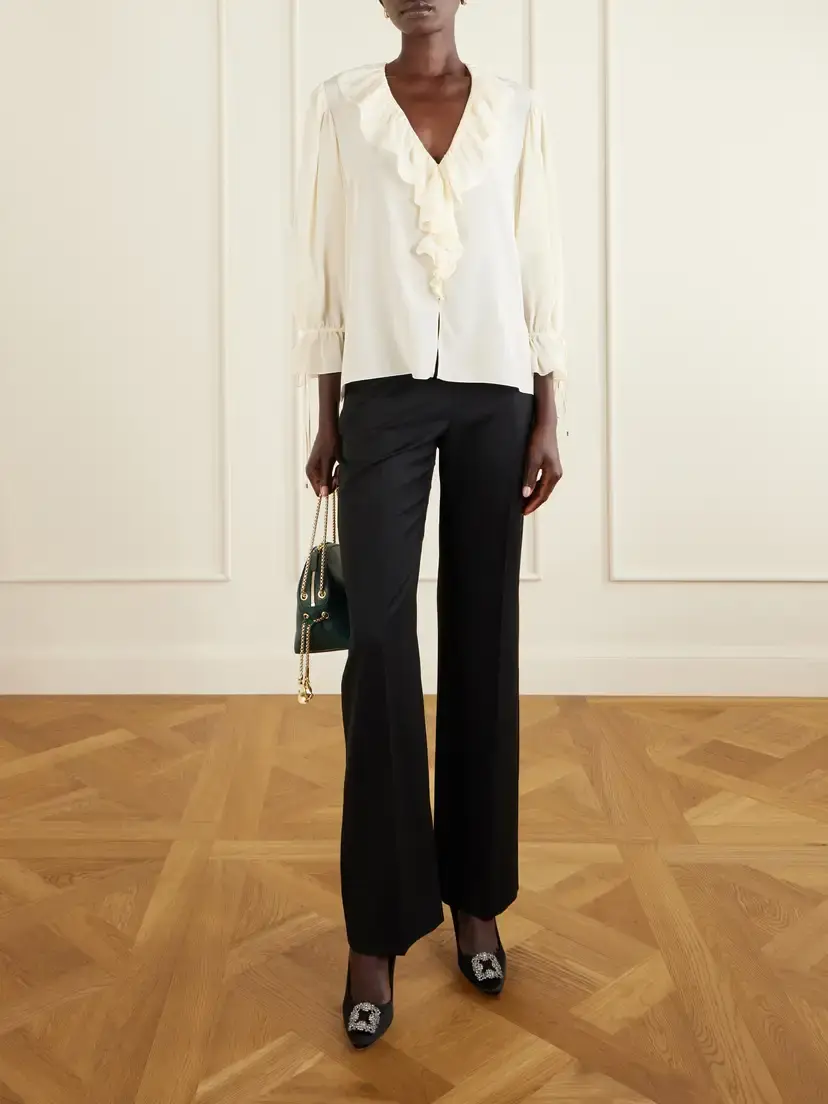 Erdem Flora Leather Shoulder Bag | Thumbnail 3 Erdem Flora Leather Shoulder Bag | Thumbnail 3