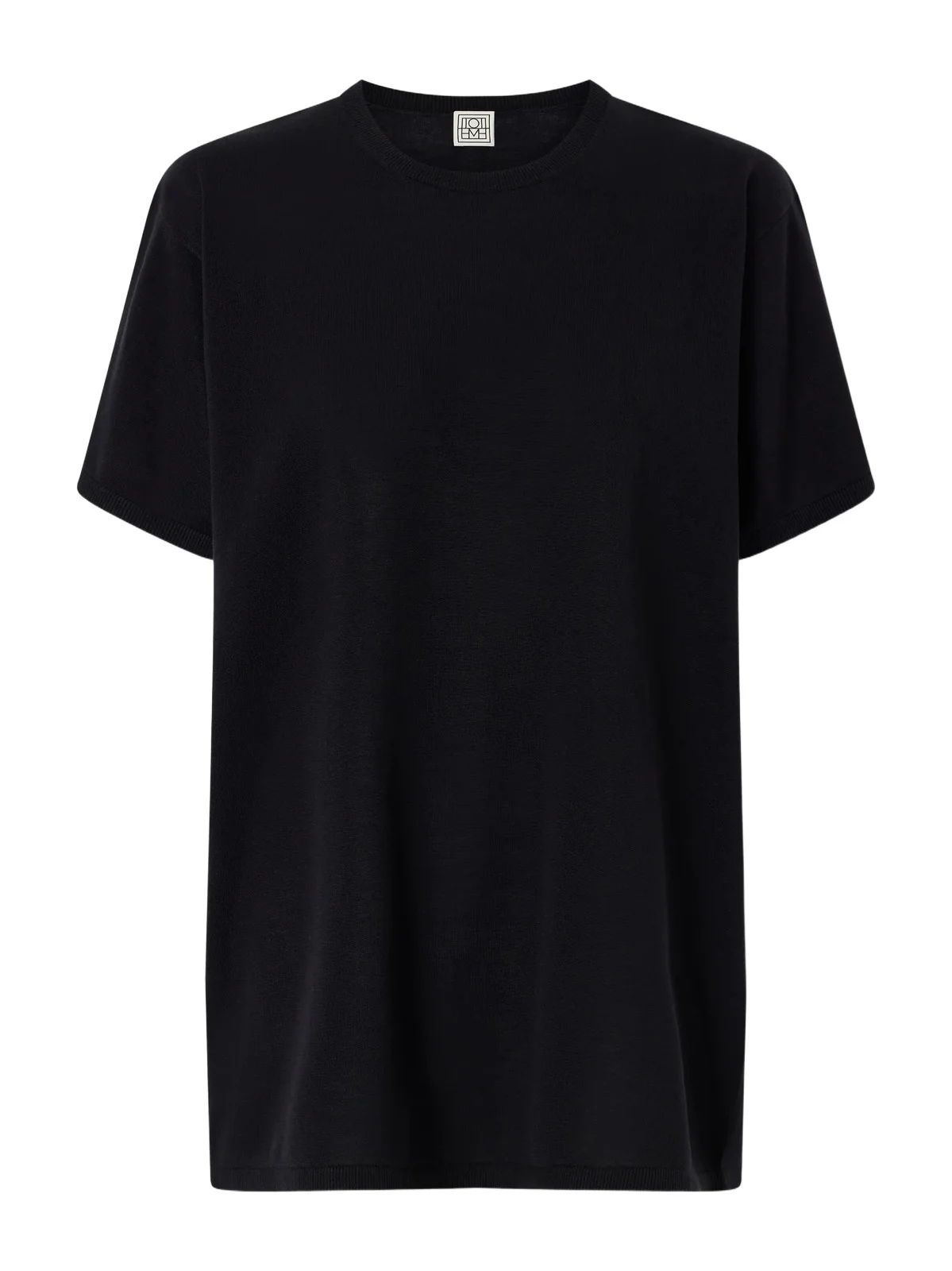 TOTEME Lyocell And Cashmere-blend T-shirt - Black