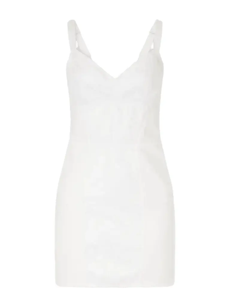 Dolce & Gabbana Lace-paneled Jersey Mini Dress | Image 1 Dolce & Gabbana Lace-paneled Jersey Mini Dress | Image 1
