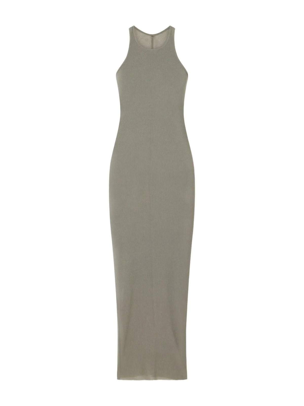 Tank Ribbed-jersey Halterneck Midi Dress