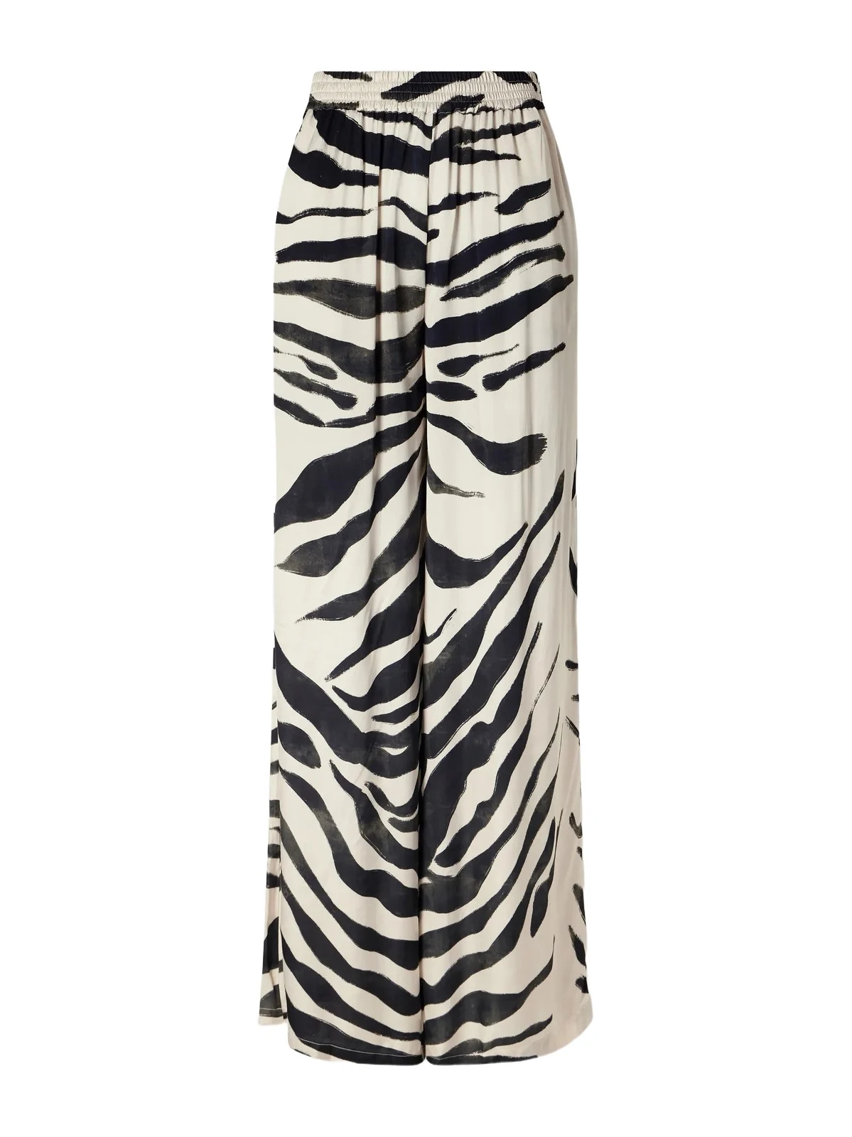 Tamu Mia Printed Satin Wide-leg Pants Tamu Mia Printed Satin Wide-leg Pants