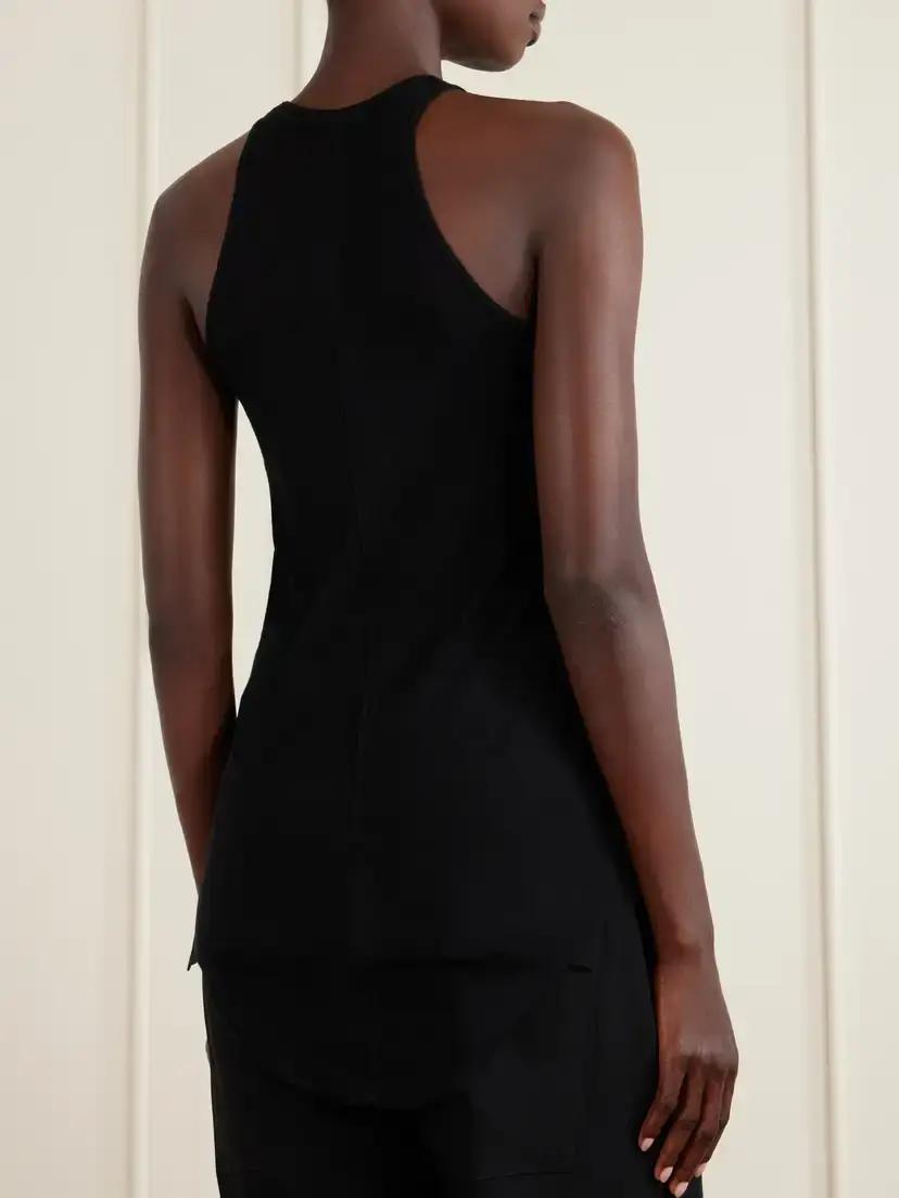 Rick Owens Ribbed Cotton-jersey Tank | Thumbnail 3 Rick Owens Ribbed Cotton-jersey Tank | Thumbnail 3