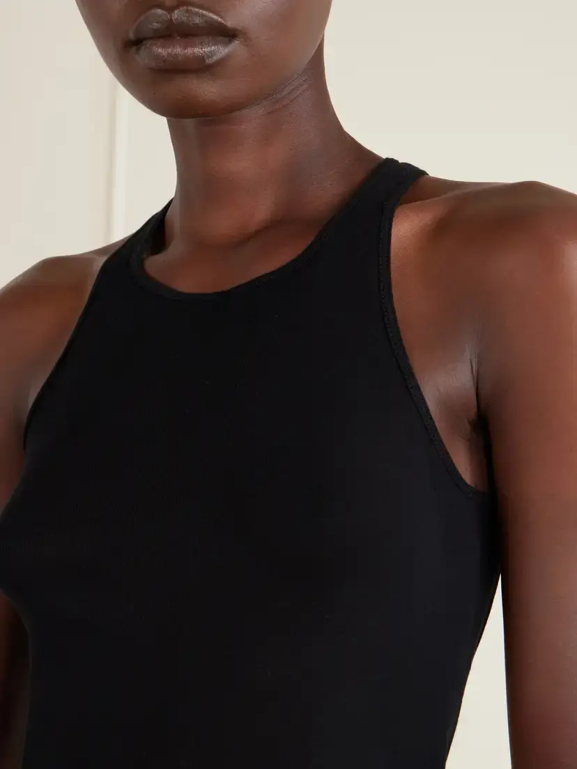 Rick Owens Ribbed Cotton-jersey Tank | Thumbnail 4 Rick Owens Ribbed Cotton-jersey Tank | Thumbnail 4