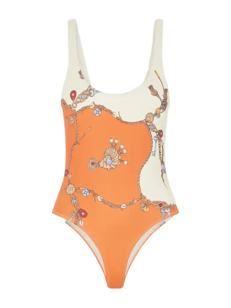 Versace Stolen Jewels Printed Swimsuit | Image 1 Versace Stolen Jewels Printed Swimsuit | Image 1