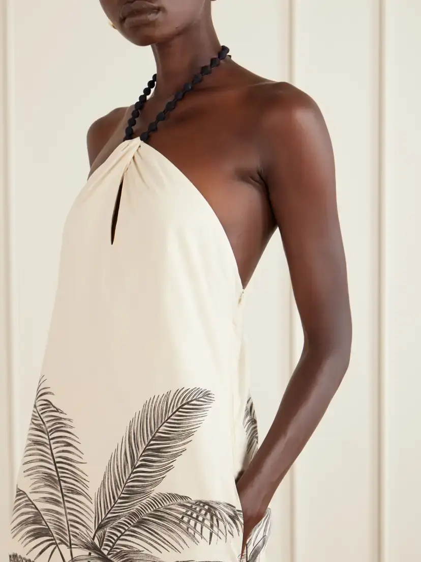 ANDRES OTALORA Kalahari Printed Cotton-poplin Maxi Dress | Thumbnail 4