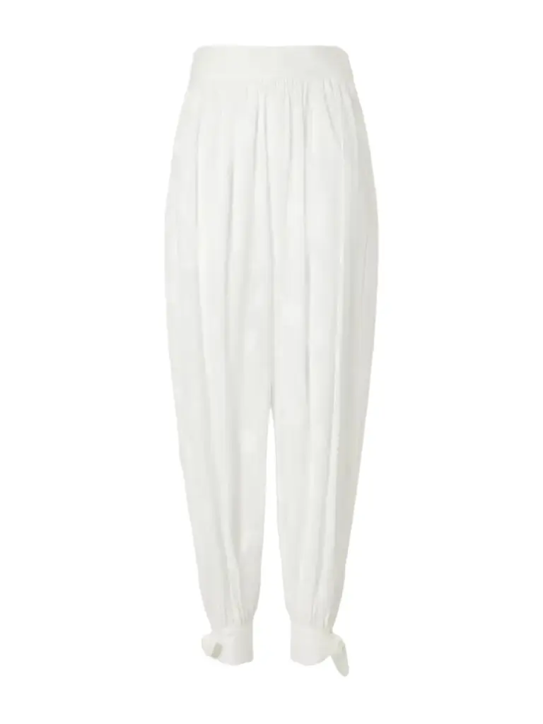 Zimmermann Solstice Knotted Polka-dot Cotton-poplin Balloon Pants | Image 1 Zimmermann Solstice Knotted Polka-dot Cotton-poplin Balloon Pants | Image 1