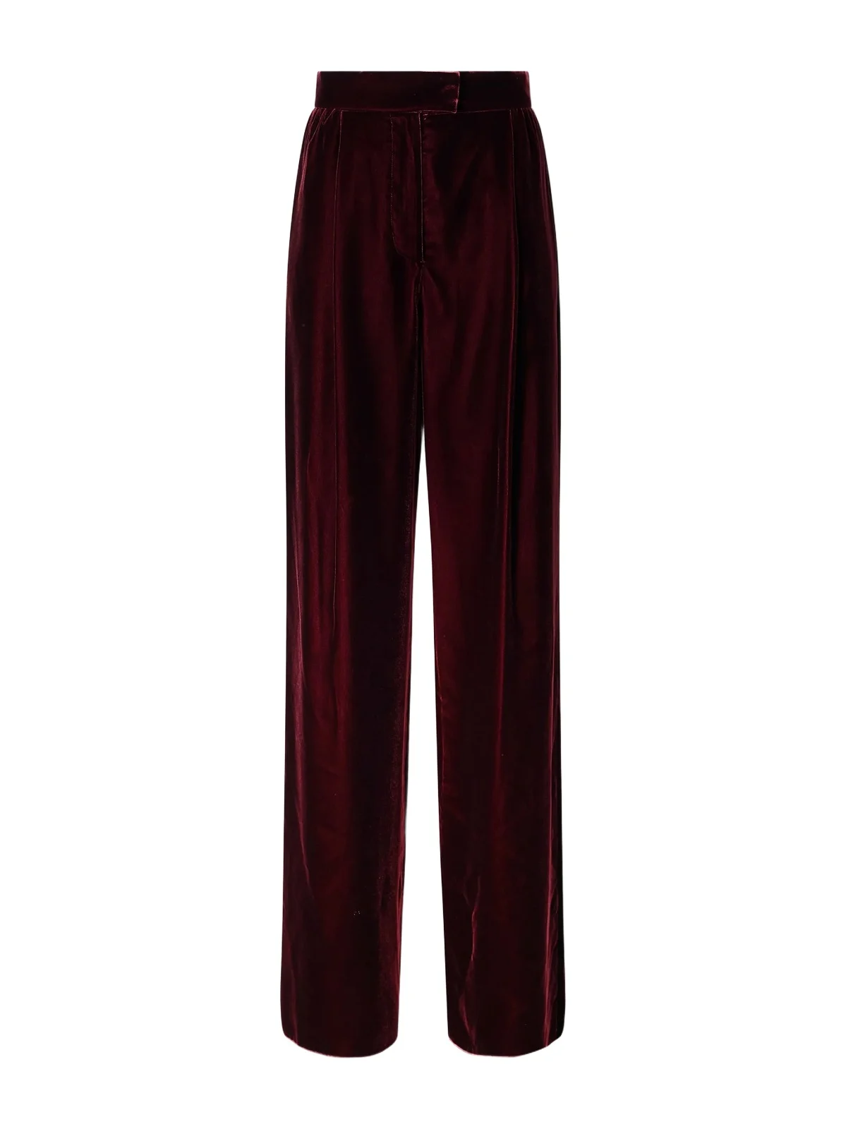 Pleated Velvet Wide-leg Pants Pleated Velvet Wide-leg Pants